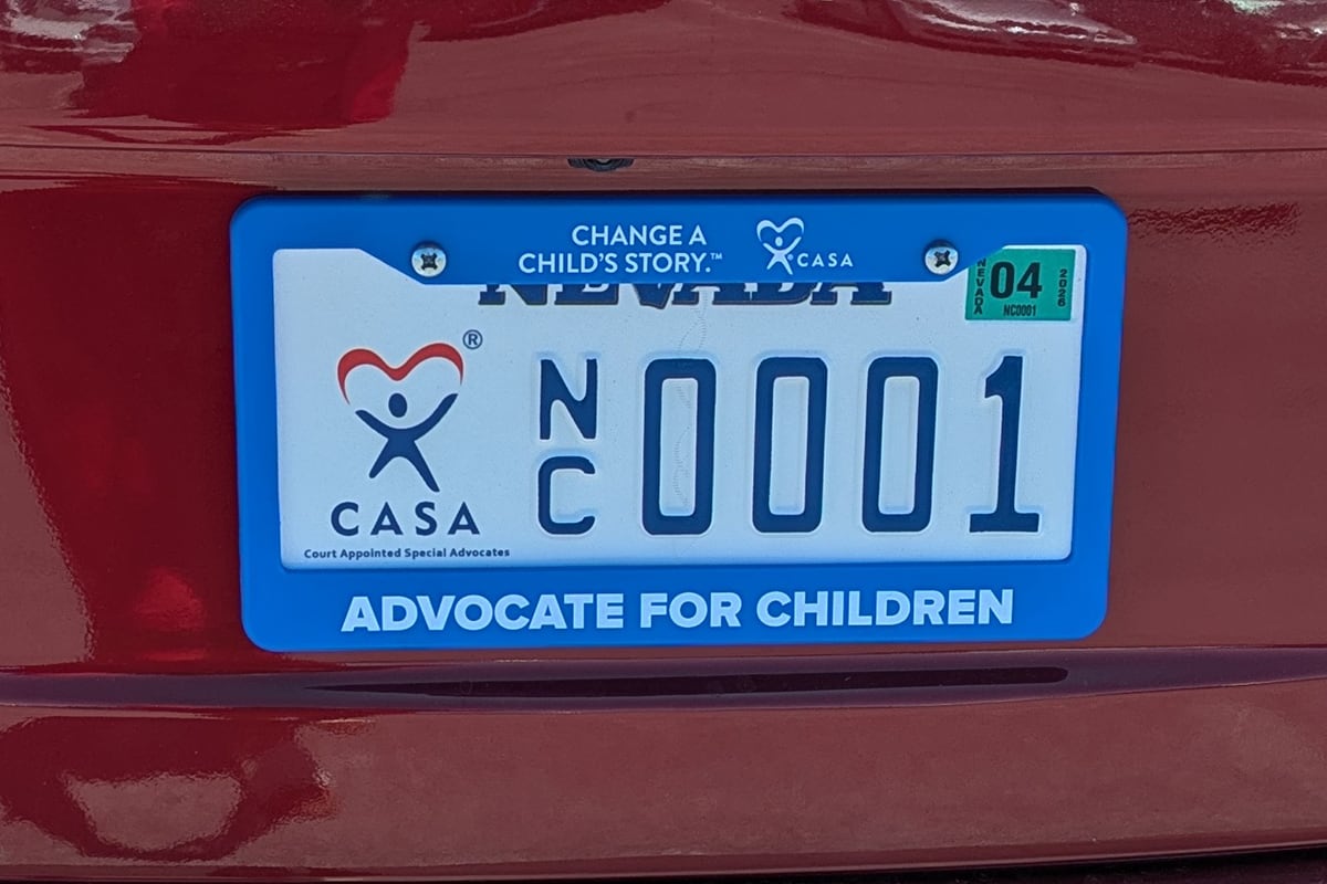 NV CASA License Plate